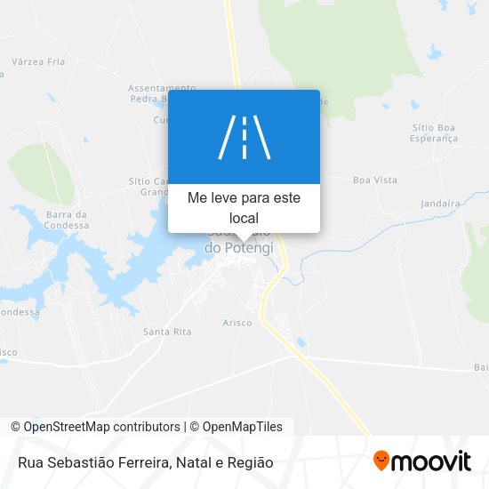 Rua Sebastião Ferreira mapa