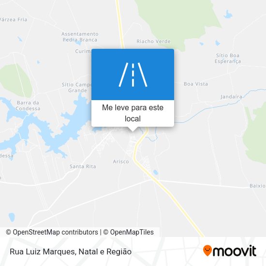 Rua Luiz Marques mapa