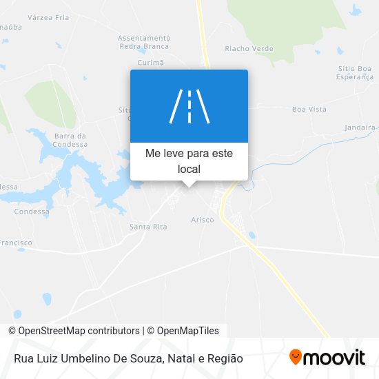 Rua Luiz Umbelino De Souza mapa