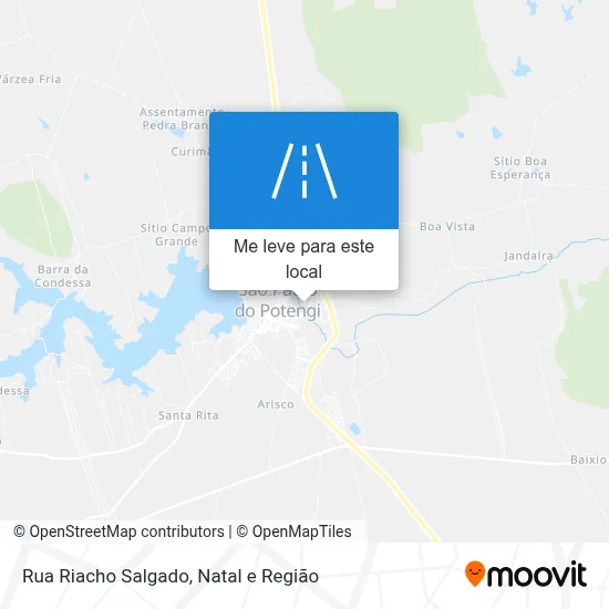 Rua Riacho Salgado mapa