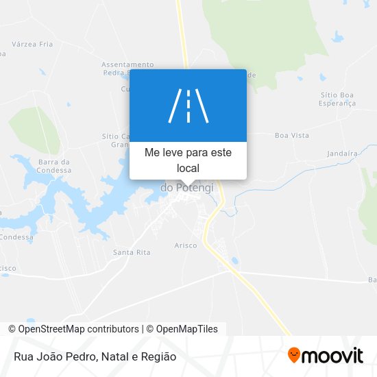 Rua João Pedro mapa