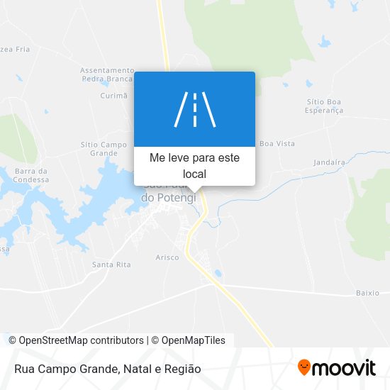 Rua Campo Grande mapa