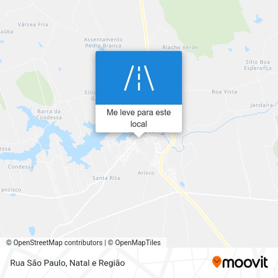Rua São Paulo mapa