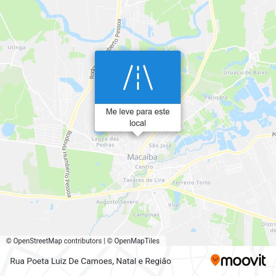 Rua Poeta Luiz De Camoes mapa