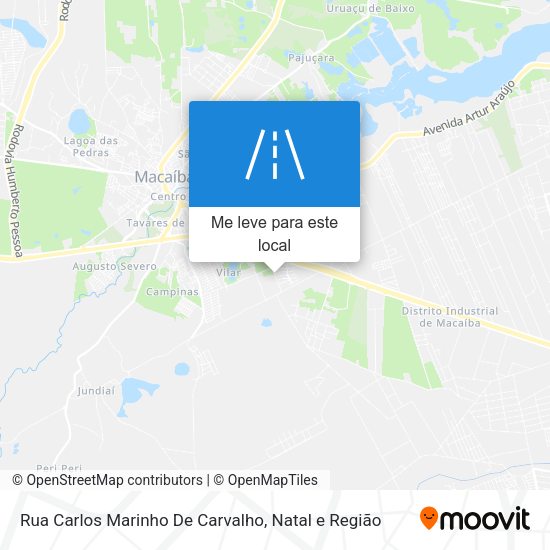 Rua Carlos Marinho De Carvalho mapa