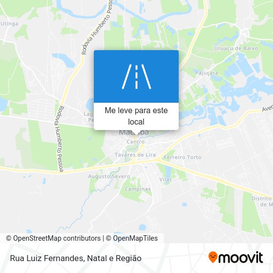 Rua Luiz Fernandes mapa