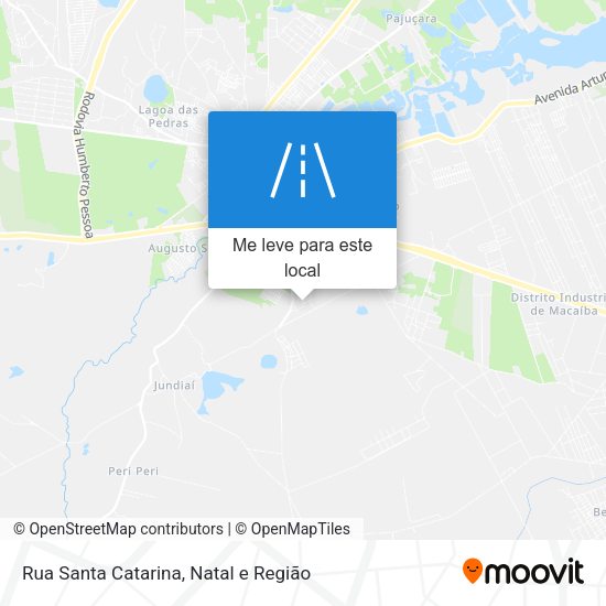 Rua Santa Catarina mapa