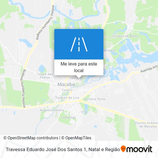 Travessa Eduardo José Dos Santos 1 mapa