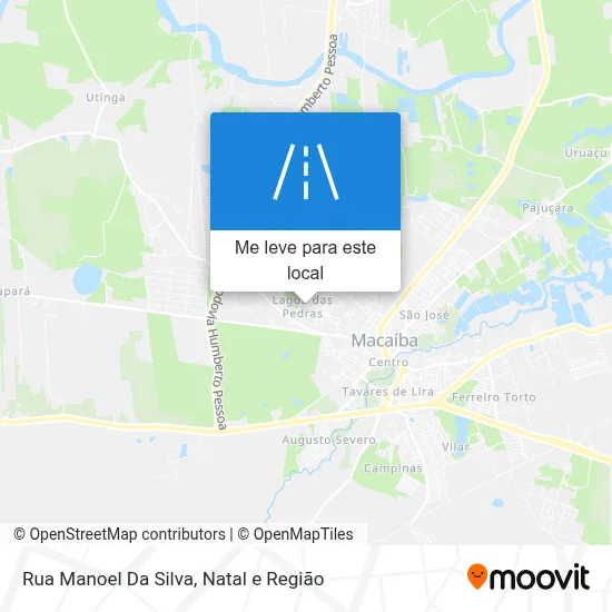Rua Manoel Da Silva mapa