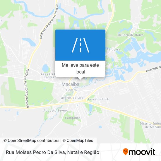 Rua Moises Pedro Da Silva mapa