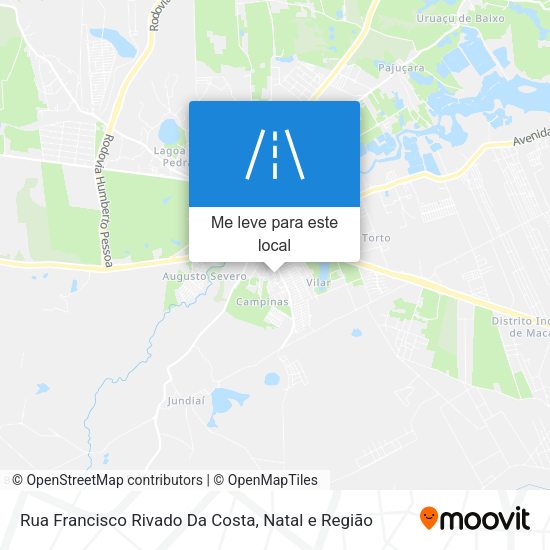 Rua Francisco Rivado Da Costa mapa