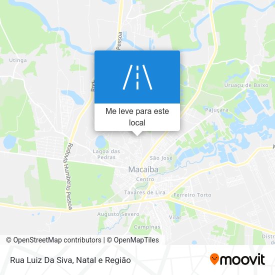 Rua Luiz Da Siva mapa