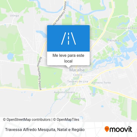 Travessa Alfredo Mesquita mapa