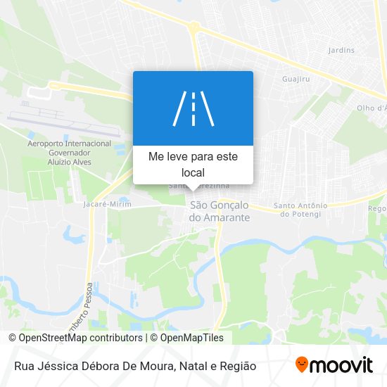 Rua Jéssica Débora De Moura mapa