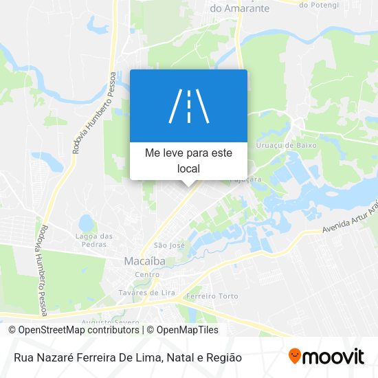 Rua Nazaré Ferreira De Lima mapa