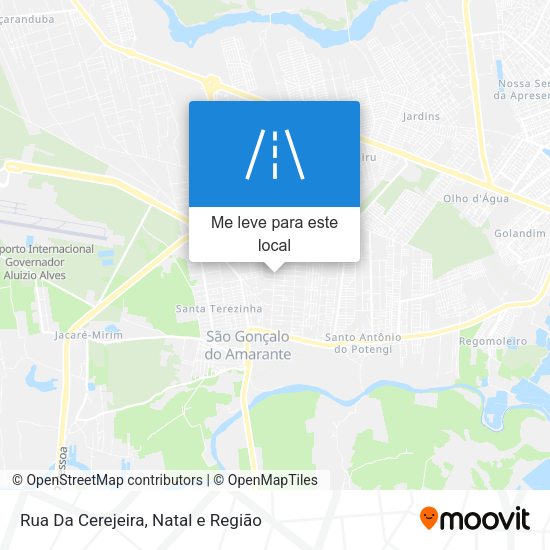 Rua Da Cerejeira mapa