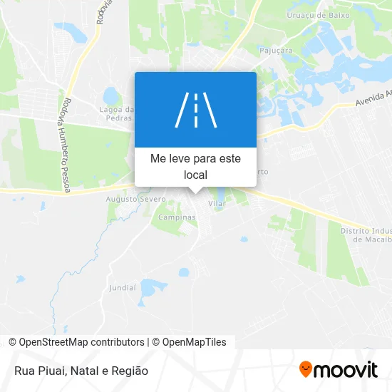 Rua Piuai mapa