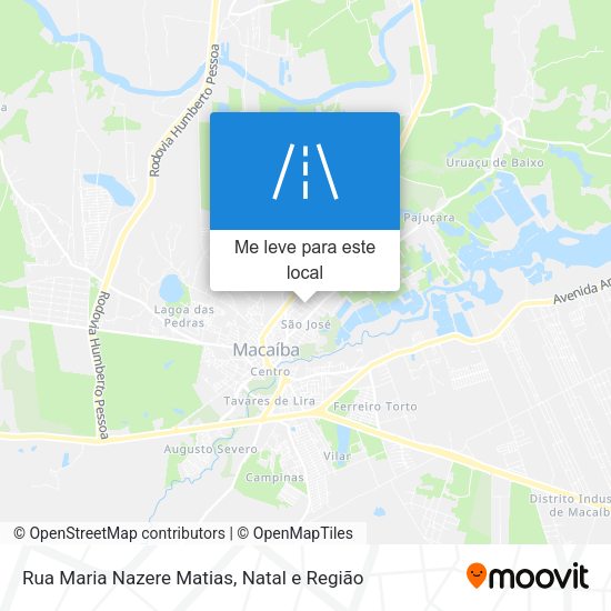 Rua Maria Nazere Matias mapa