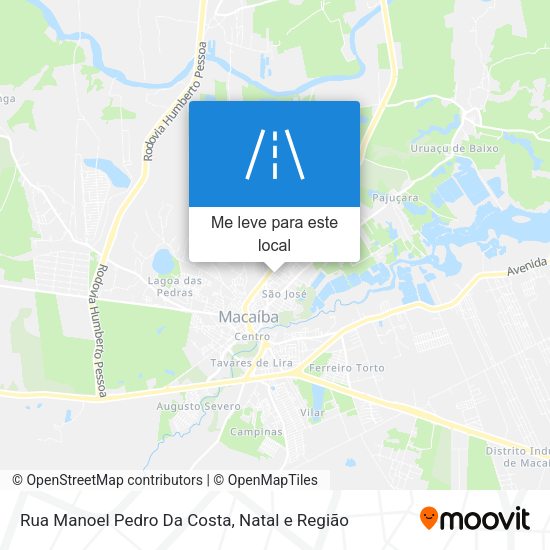 Rua Manoel Pedro Da Costa mapa