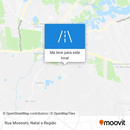 Rua Mossoro mapa