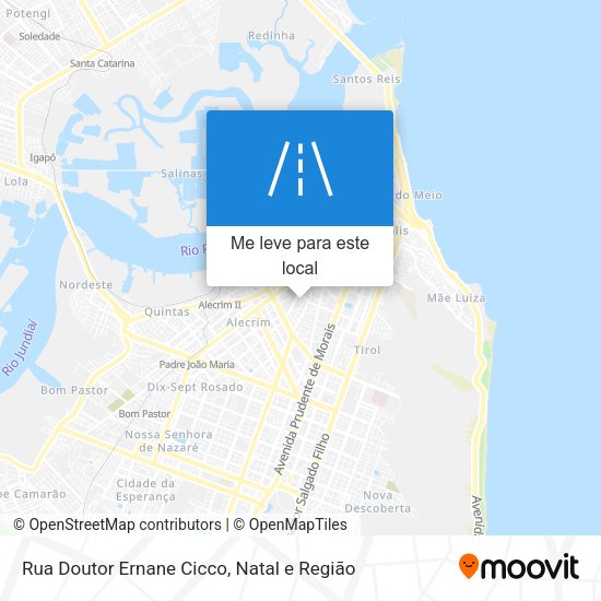 Rua Doutor Ernane Cicco mapa