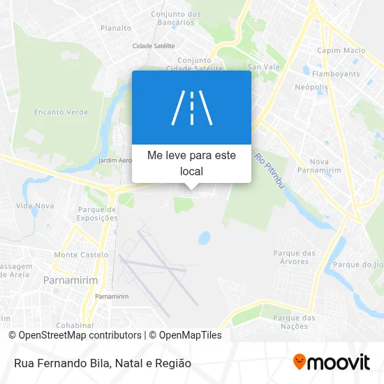 Rua Fernando Bila mapa