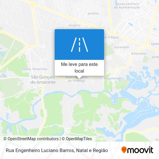 Rua Engenheiro Luciano Barros mapa