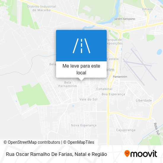 Rua Oscar Ramalho De Farias mapa