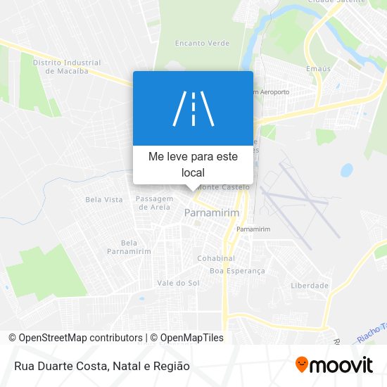 Rua Duarte Costa mapa