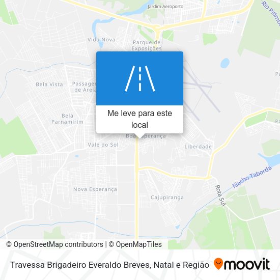 Travessa Brigadeiro Everaldo Breves mapa