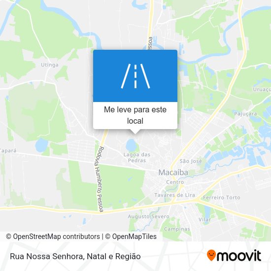 Rua Nossa Senhora mapa