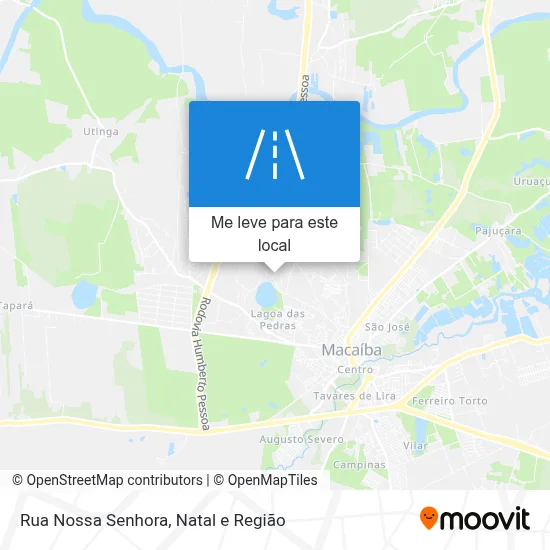 Rua Nossa Senhora mapa