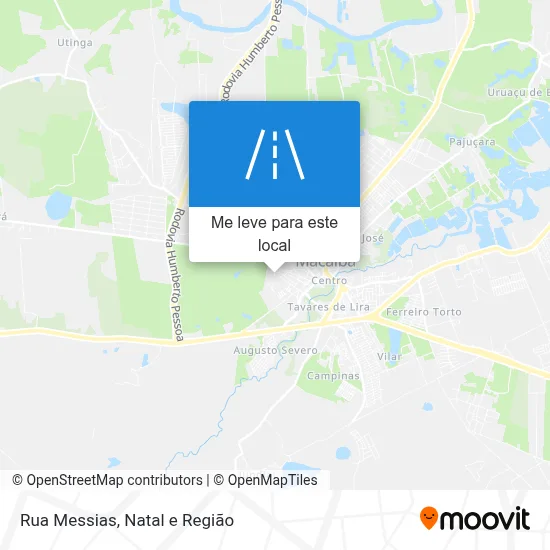 Rua Messias mapa