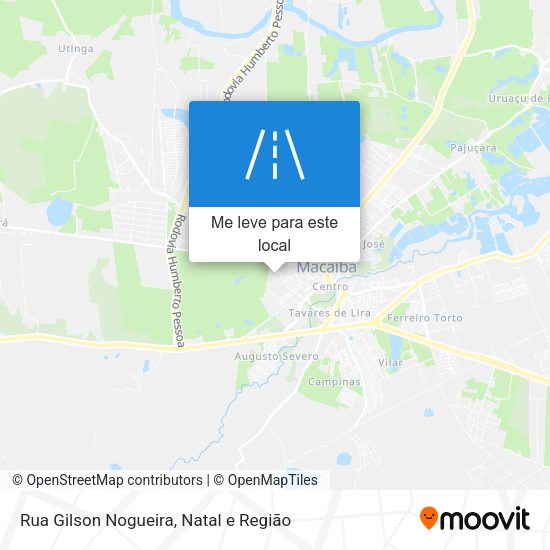 Rua Gilson Nogueira mapa