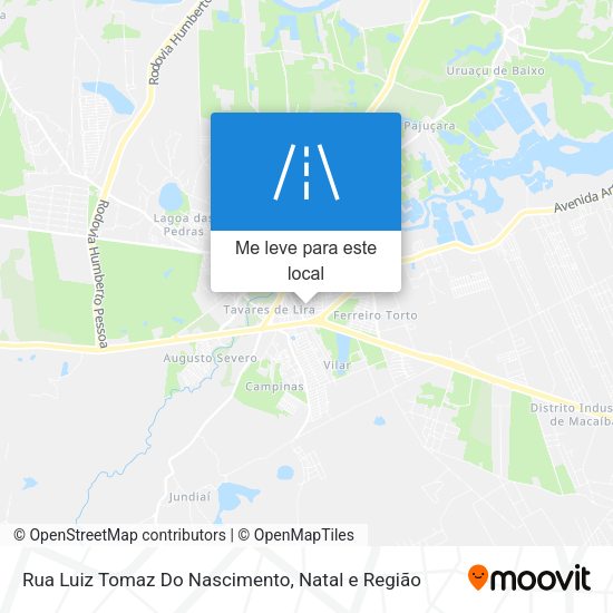 Rua Luiz Tomaz Do Nascimento mapa
