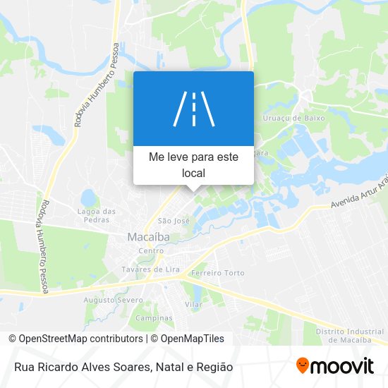 Rua Ricardo Alves Soares mapa