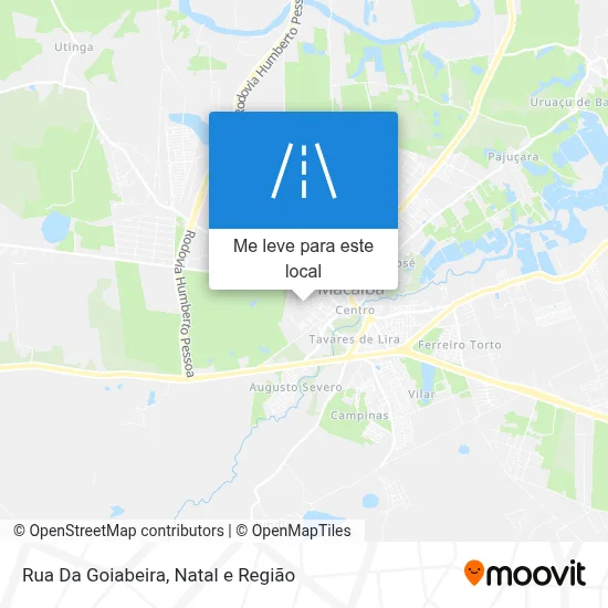 Rua Da Goiabeira mapa