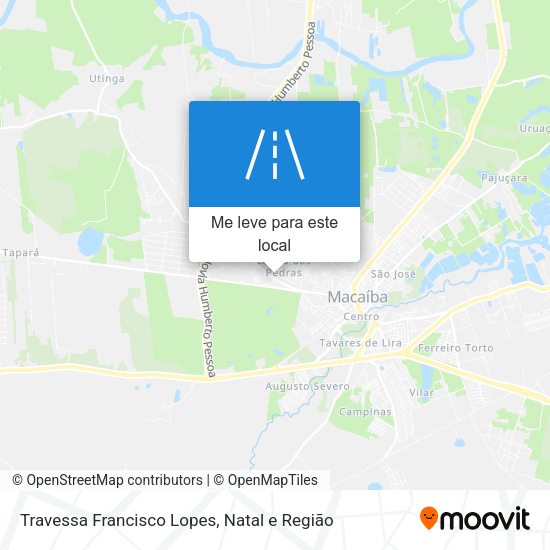Travessa Francisco Lopes mapa