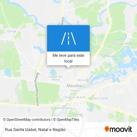 Rua Santa Izabel mapa