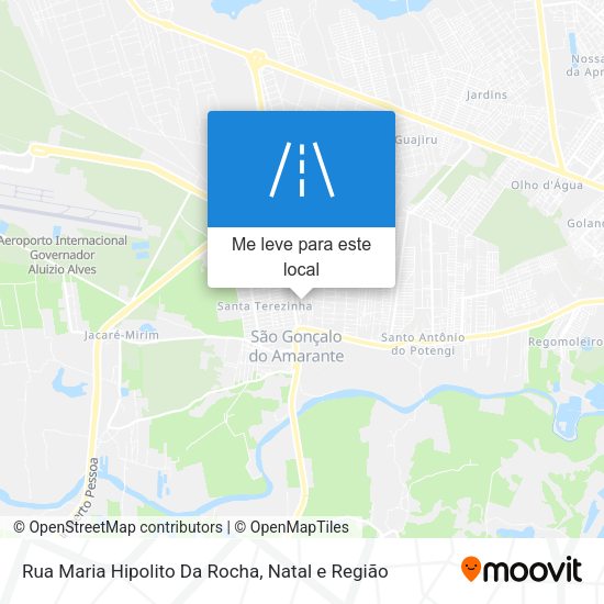 Rua Maria Hipolito Da Rocha mapa