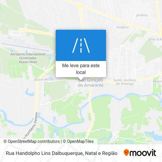 Rua Handolpho Lins Dalbuquerque mapa