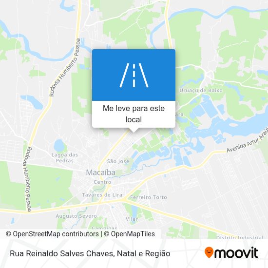 Rua Reinaldo Salves Chaves mapa