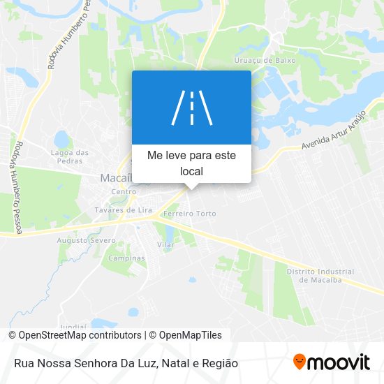 Rua Nossa Senhora Da Luz mapa