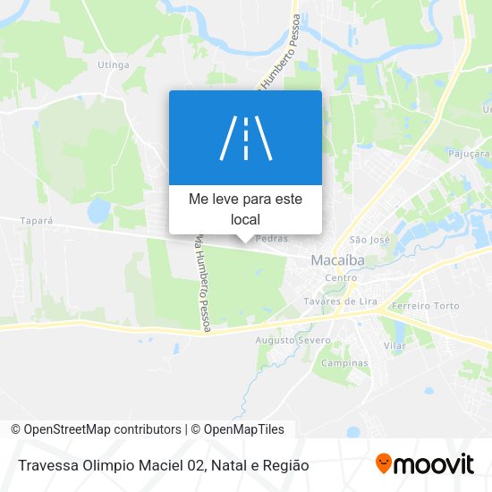 Travessa Olimpio Maciel 02 mapa