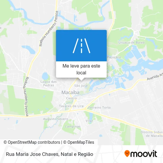 Rua Maria Jose Chaves mapa