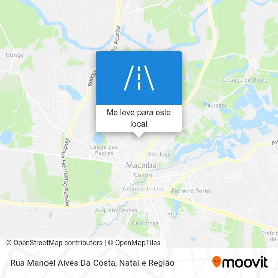 Rua Manoel Alves Da Costa mapa