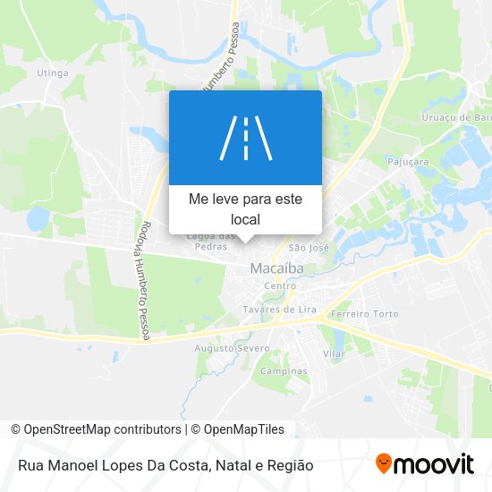 Rua Manoel Lopes Da Costa mapa