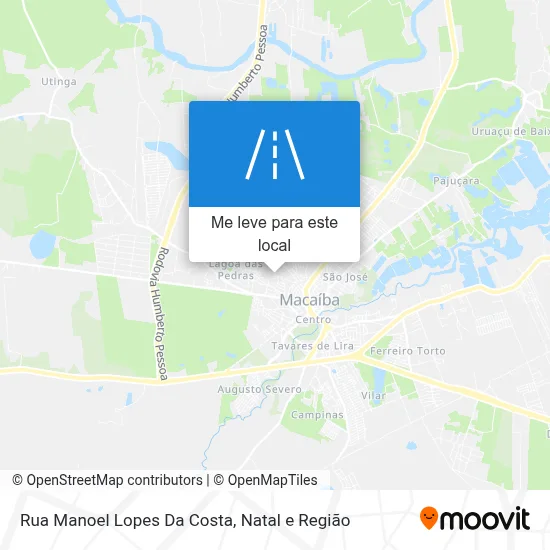 Rua Manoel Lopes Da Costa mapa