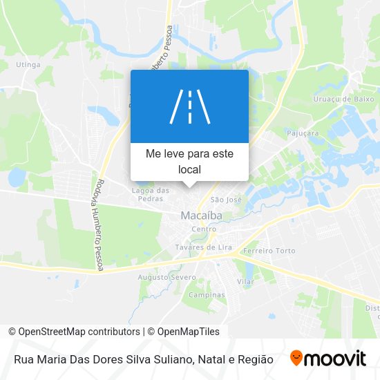 Rua Maria Das Dores Silva Suliano mapa