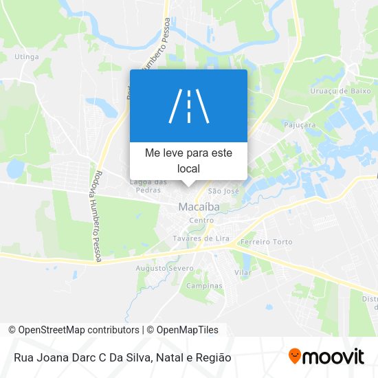 Rua Joana Darc C Da Silva mapa